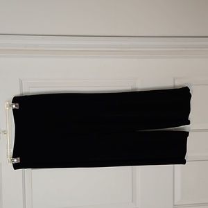 Black stretch dress capris